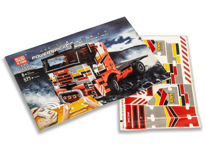 Constructor Mould King 15003 Camion transportor auto cu telecomandă