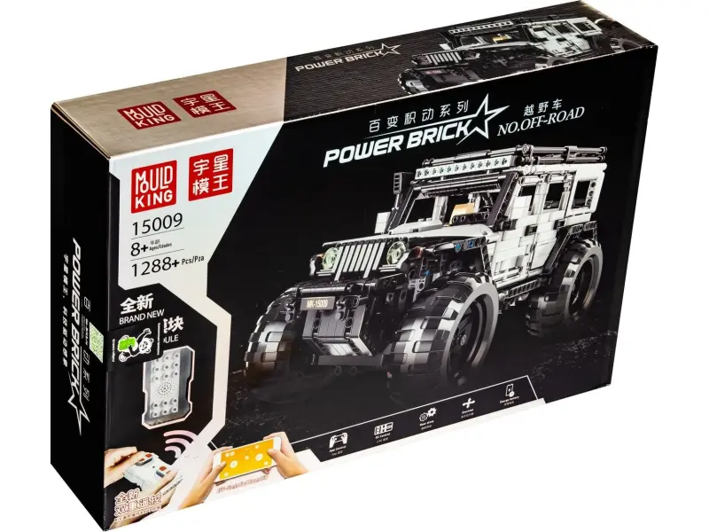 Constructor Mould King 15009 Jeep Wrangler-Expedition cu telecomandă