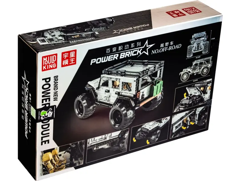 Constructor Mould King 15009 Jeep Wrangler-Expedition cu telecomandă