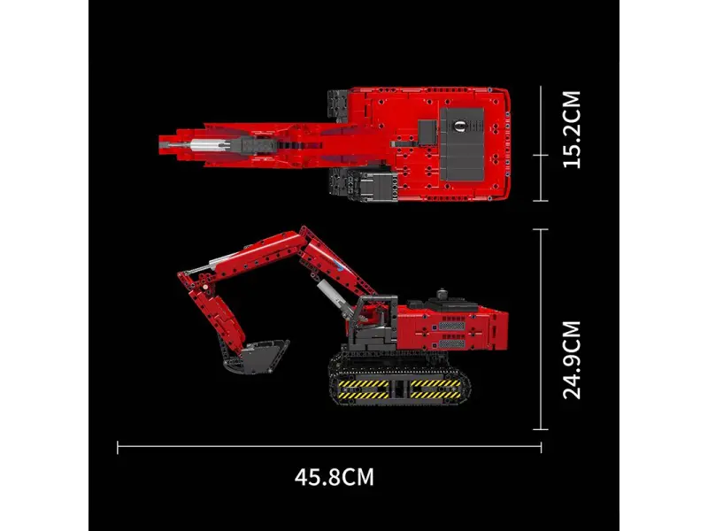 Constructor Mould King 15062 Excavator cu telecomandă Constructor Mould King 15062 Excavator cu telecomandă