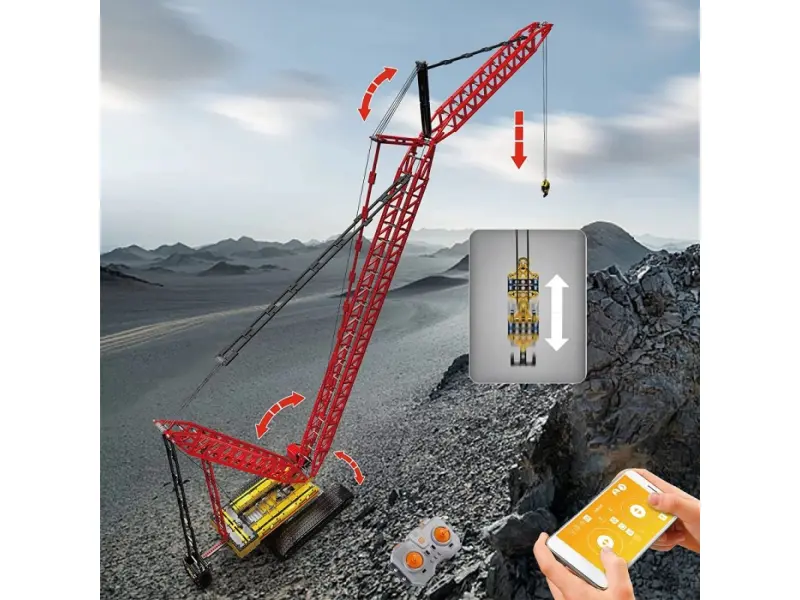 Constructor Mould King 17015 Macara pe șenile cu telecomandă