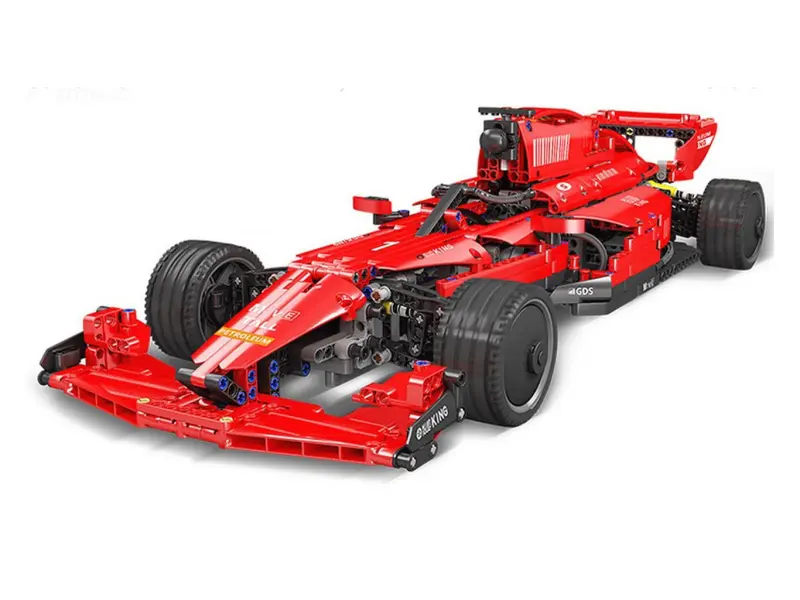 Constructor Mould King 18024A Mașină de curse bolid Formula-1 cu telecomandă