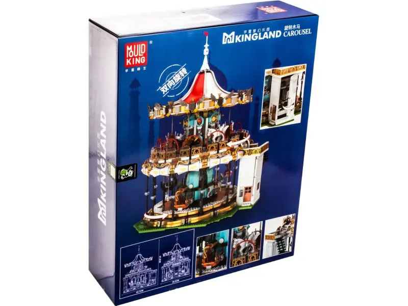 Constructor Mould King 11011 Carusel cu două etaje cu iluminare