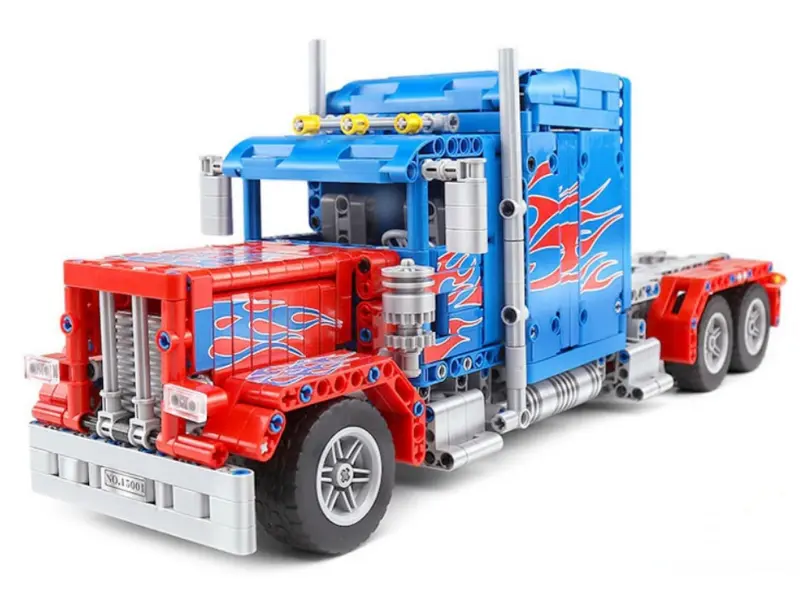 Constructor Mould King 15001 Camion Peterbilt 389 Optimus Prime cu telecomandă
