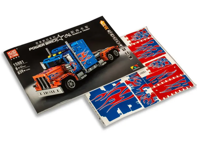 Constructor Mould King 15001 Camion Peterbilt 389 Optimus Prime cu telecomandă