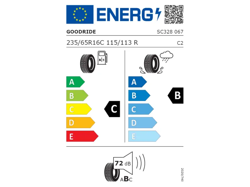 235/65/16C Goodride/Westlake 115/113R SC328 лето