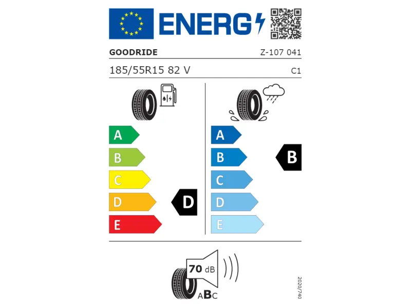 185/55/15 Goodride/Westlake 82V  Z-107 лето
