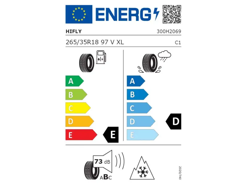 265/35/18 HIFLY 97V XL Win-turi 212 зима