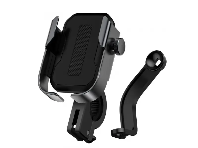 Suport telefon pentru bicicletă, moped, motocicletă Baseus Armor SUKJA-01 negru