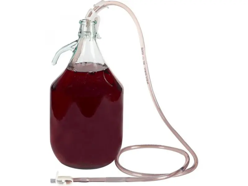Set de revărsare de vin cu suport și clemă