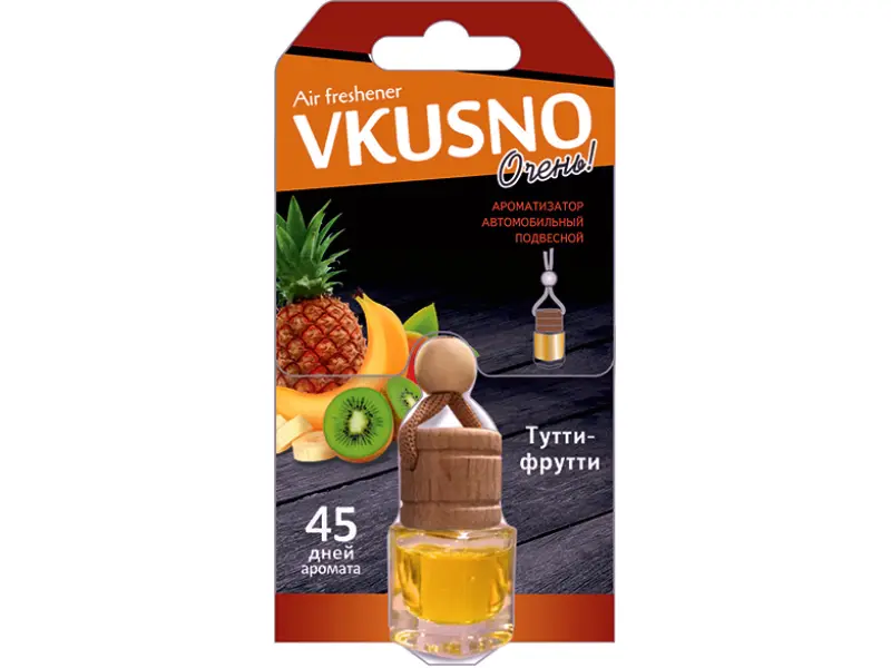 Ароматизатор "Freshco Vkusno" Тутти-Фрутти