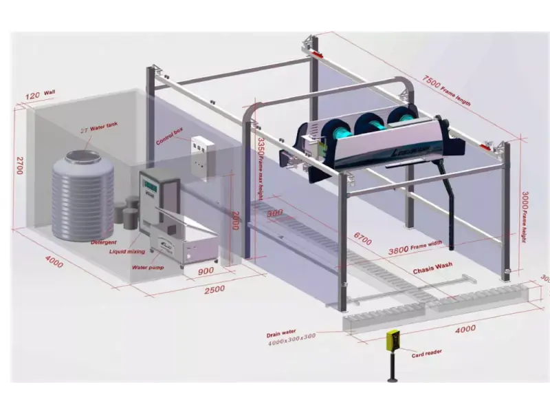 Spălătorie auto LEISUWash 360 Magic (380V/50Hz)