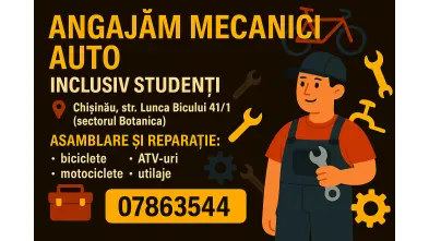 Angajăm mecanici Auto!