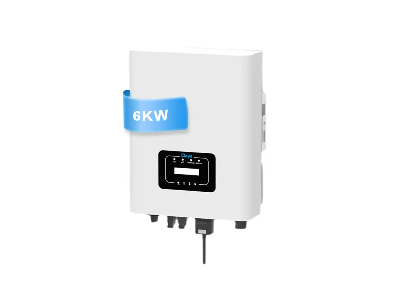 Сетевой инвертор DEYE SUN-6K-G, 6 кВт, 1 фазн. On-grid
