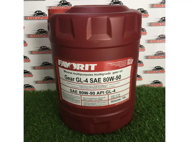 Favorit Gear 80W-90 GL-4 (10L) Uleiuri pentru angrenaje Favorit Gear 80W-90 GL-4 (10L) Uleiuri pentru angrenaje