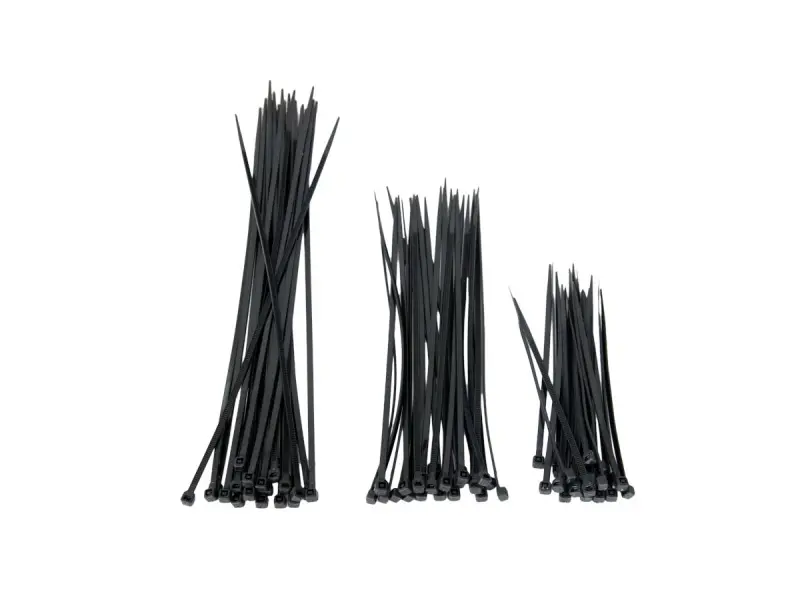 Хомуты ассорт. 75PCS - 25b:100X2,5CM, 25b:150X2,5CM, 25b:200X2,5CM