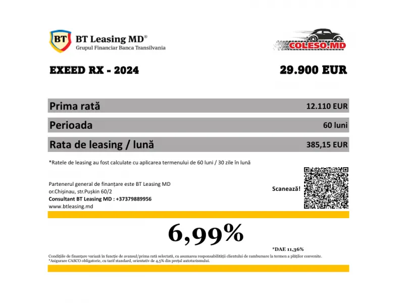 EXEED RX 4WD anul 2024