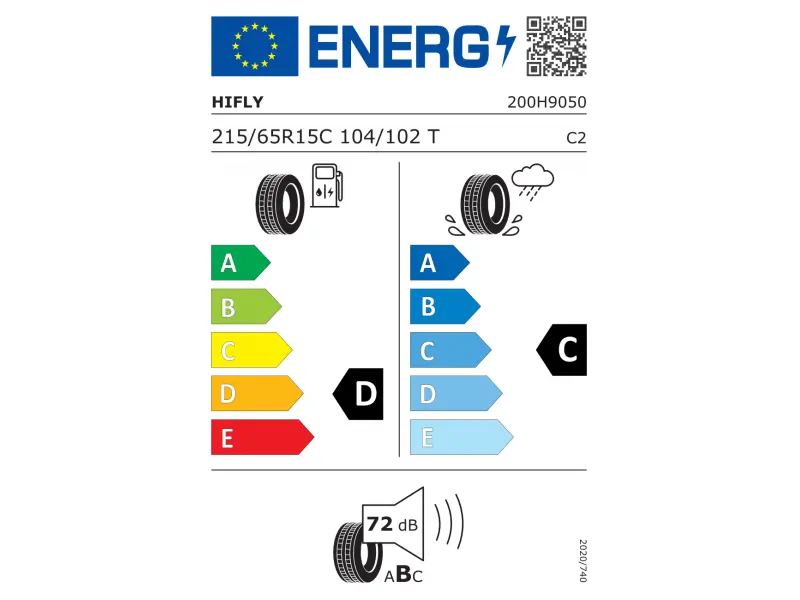215/65/15 C 6PR HIFLY SUPER2000 104/102T vara