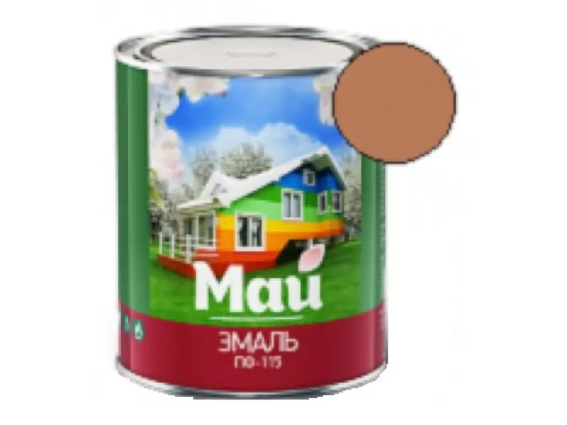 Enamel MAY PF-115 1.9 kg (brown) Enamel MAY PF-115 1.9 kg (brown)