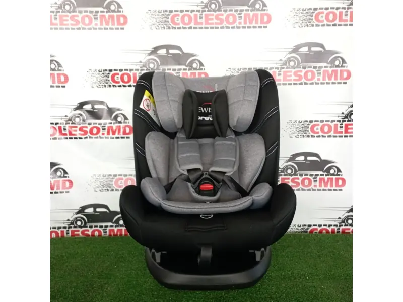 Scaun auto Brevi S66. De la 0 până la 12 ani. Greutate: 0-36 kg. Culoare: Gri