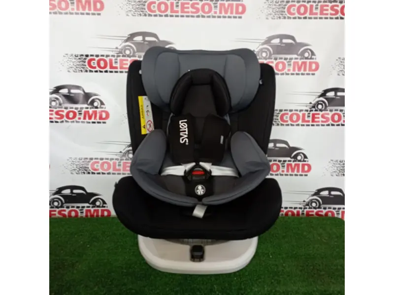  Scaun auto Lettas 916. De la 0 până la 12 ani. Greutate: 0-36 kg. Culoare: gri.