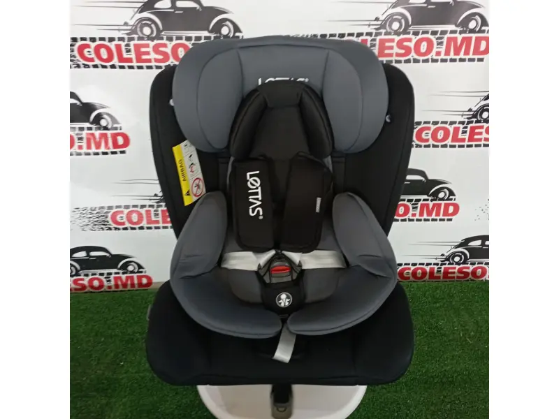  Scaun auto Lettas 916. De la 0 până la 12 ani. Greutate: 0-36 kg. Culoare: gri.