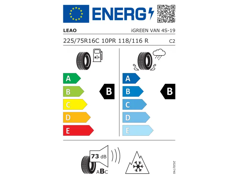 225/75/16 C Leao iGreen VAN 4S 118/116R TL all season