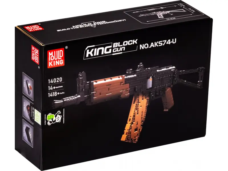 Конструктор Mould King 14020E Автомат АК-47 с мотором