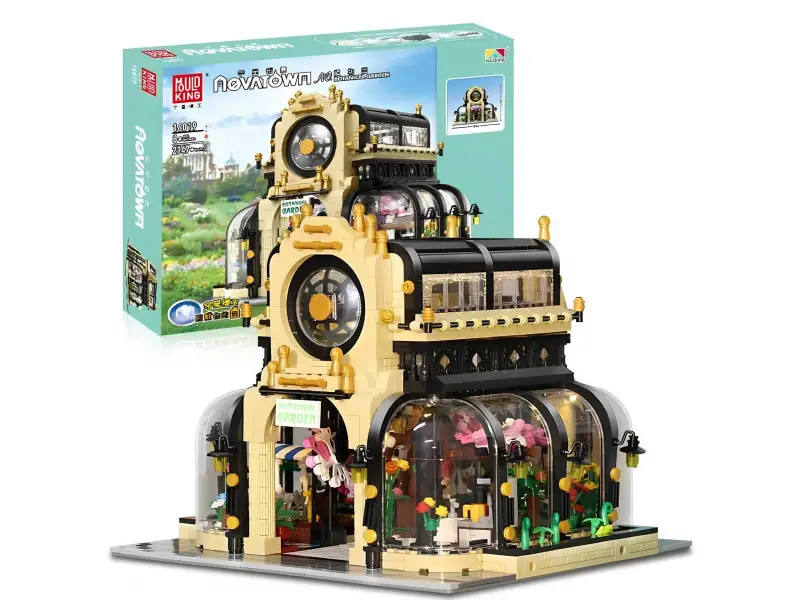 Constructorul Mould King 16019E - Grădina Botanică cu Iluminare, 2147 de piese.