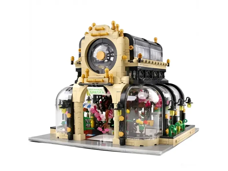 Constructorul Mould King 16019E - Grădina Botanică cu Iluminare, 2147 de piese.