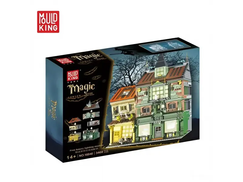 Конструктор Mould King 16040 Книжный магазин с подсветкой