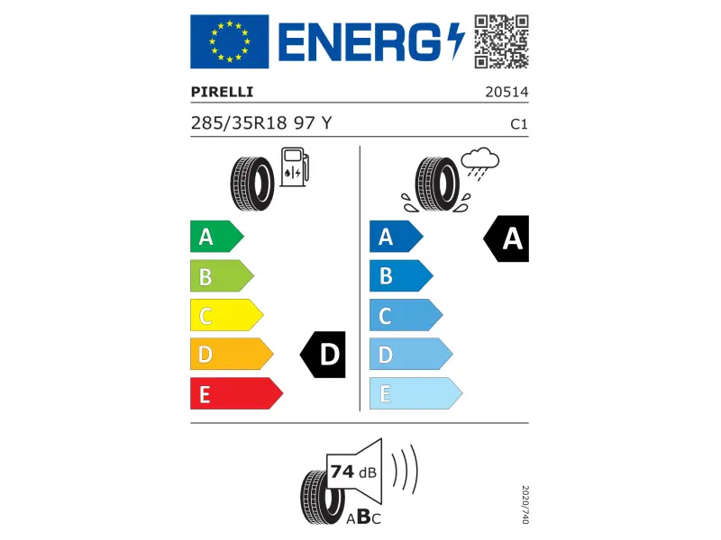 285/35/18 Pirelli P ZERO 97Y (MO) vara