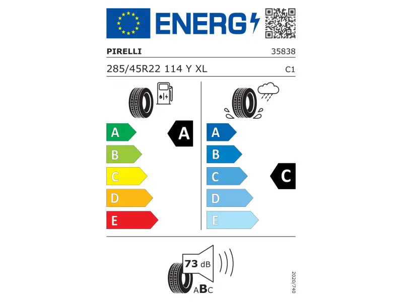 285/45/22 Pirelli  Scorpion Zero as (LR)ncs 114Y XL vara