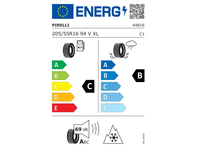 205/55/16 Pirelli Powergy  AS 94V XL вс