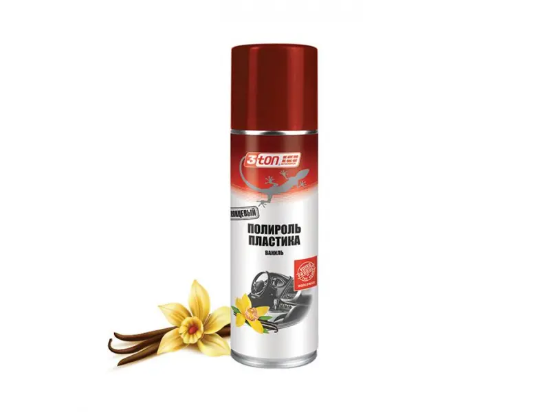 Lustru pentru plastic PLASTIC POLISH cu aromă de vanilie 335 ml, 3ton TS-520