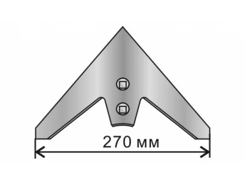 Лапа стрельчатая для культиватора 5.4 (270 мм)