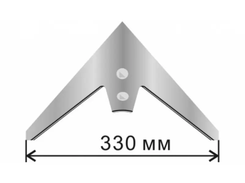 Лапа стрельчатая для культиватора 5.5 (330 мм)
